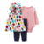 Conjunto Infantil Menina Folhas Com 3 Pecas Carters