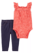 conjunto infantil menina verão borboletas Carter s