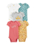 Body Infantil Menina Margaridas kit Com 5 Peças Carter’s