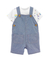 Jardineira Infantil Menino Com Camiseta Barcos Carter's