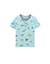 Camiseta Infantil Menino Com Botão Estampada Carter's