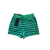 Short Menina Verde Listrado Tommy Hilfiger