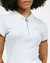 Blusa Feminina Gola Polo Claro Com Ziper Frontal Tommy Hilfiger - comprar online