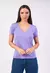 Blusa Feminina Decote V Lavanda Time And Tru