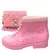 Kit Bota Infantil Menina Acolchoada Com Bolsinha - comprar online