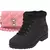 Kit Bota Infantil Menina Acolchoada Com Bolsinha - comprar online