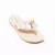 Chinelo feminino Beira Rio Metal Glamour - loja online