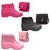 Kit Bota Infantil Menina Acolchoada Com Bolsinha - loja online