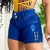 Short Feminino Jeans Short Curto Jeans Feminino Jeans Luxo - SKU 321006