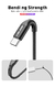 Cabo USB tipo C para Samsung S10 S20 Xiaomi Mi 11, carregamento rápido do telef