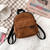 Mini mochila feminina de veludo, mochilas pequenas, bolsas casuais simples para na internet