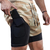 Shorts esportivos de secagem rápida para homens, corrida, treino, jogging, deck - comprar online
