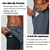 Shorts esportivos de secagem rápida para homens, corrida, treino, jogging, deck