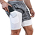 Shorts esportivos de secagem rápida para homens, corrida, treino, jogging, deck na internet