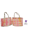 Bolso Shibori rosa