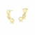 BRINCO EAR CUFF COM OVAIS LISOS BANHADO A OURO - comprar online