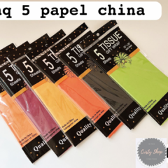 PAQ 5 PAPEL CHINA