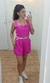 Conjunto Croped Alfaiataria Fucsia na internet