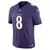 camisa-nfl-baltimore-ravens-lamar-jackson-8-nike-limited-jersey-roxa