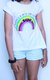 Remera Arcoiris Blanca - comprar online