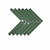 Revestimiento Espiga Verde Malla de vidrio 22.5X28.5cm Piu - comprar online