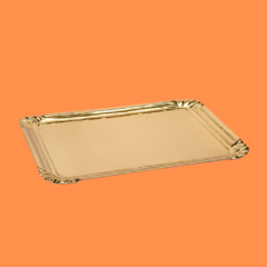 BANDEJA ORO RECTANGULAR NRO 5 (3Kg)