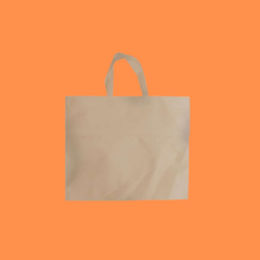 BOLSA DE TELA (45*40cm) CON ASA 70gr BEIGE x Unidad