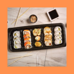 BANDEJA SUSHI GRANDE PP 501 (42*18*5cm) x Unidad