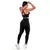 Imagem do 1 Conjunto Calça Legging + Top Fitness Roupas Femininas Para Academia
