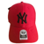 Boné New York Yankees II VERMELHO e PRETO