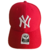 Boné New York Yankees II VERMELHO e BRANCO