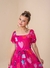 Kit Tal Mãe Tal Filha Luxo Vestidos Longos Estampado Pink - comprar online