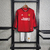 Kit Infantil - Home - Manchester United Manga Longa 2023/24