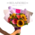 (BR-10) Girasoles y gerberas con follajes mixtos