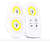 Kit 3 Luminária Led Spot Sem Fio Com Controle Remoto (cod.0045) na internet