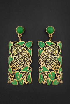Jungle of the jaguar earrings