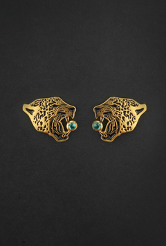 The gem and the jaguar earrings