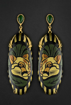 Mopa Mopa puma earrings