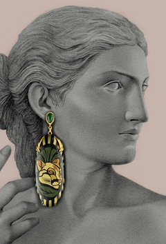 Mopa Mopa puma earrings - buy online