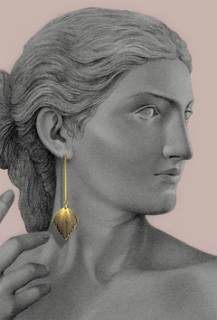 Feathers Pendulum earrings - buy online