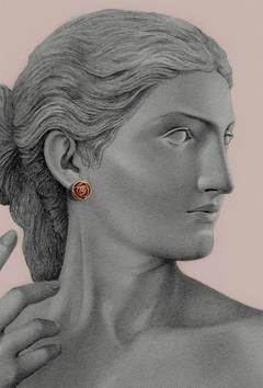 Mackinstosh Rose Studs - buy online