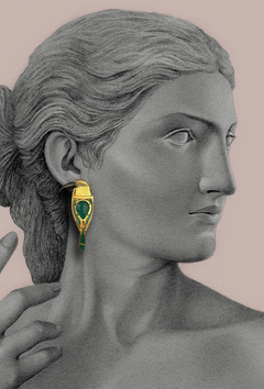Emmerald toucanet earrings - buy online