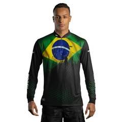 CAMISA TÉRMICA DE PROTEÇÃO SOLAR UV50+ BRASIL REF. 0492