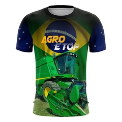 CAMISETA TÉRMICA PROTEÇÃO UV50+ AGRO É TOP REF. 037