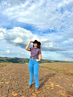 CAMISA XADREZ MANGA CURTA FEMININA REF. KZ0002 - Texas Wild