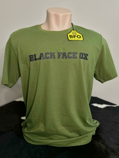 CAMISETA BLACK FACE OX VERDE REF. BFO 0001