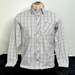 CAMISA XADREZ MANGA LONGA MASCULINA REF. KZ0010