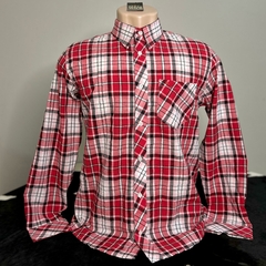 CAMISA XADREZ MANGA LONGA MASCULINA REF. KZ0024