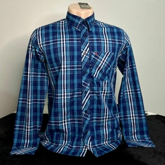 CAMISA XADREZ MANGA LONGA MASCULINA REF. KZ0030