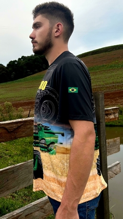 CAMISETA TÉRMICA PROTEÇÃO SOLAR UV50+ BRASIL É AGRO REF. CASUAL 004 na internet